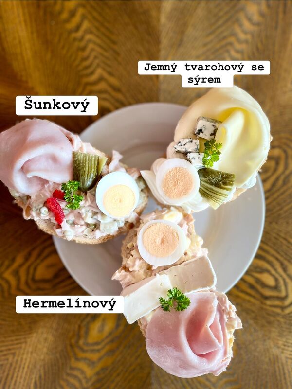 Tradiční české chlebíčky